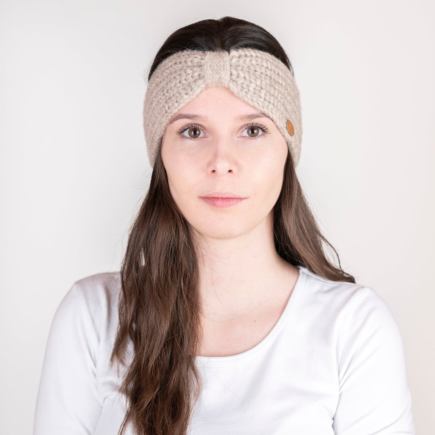 Strickstirnband "Masche"