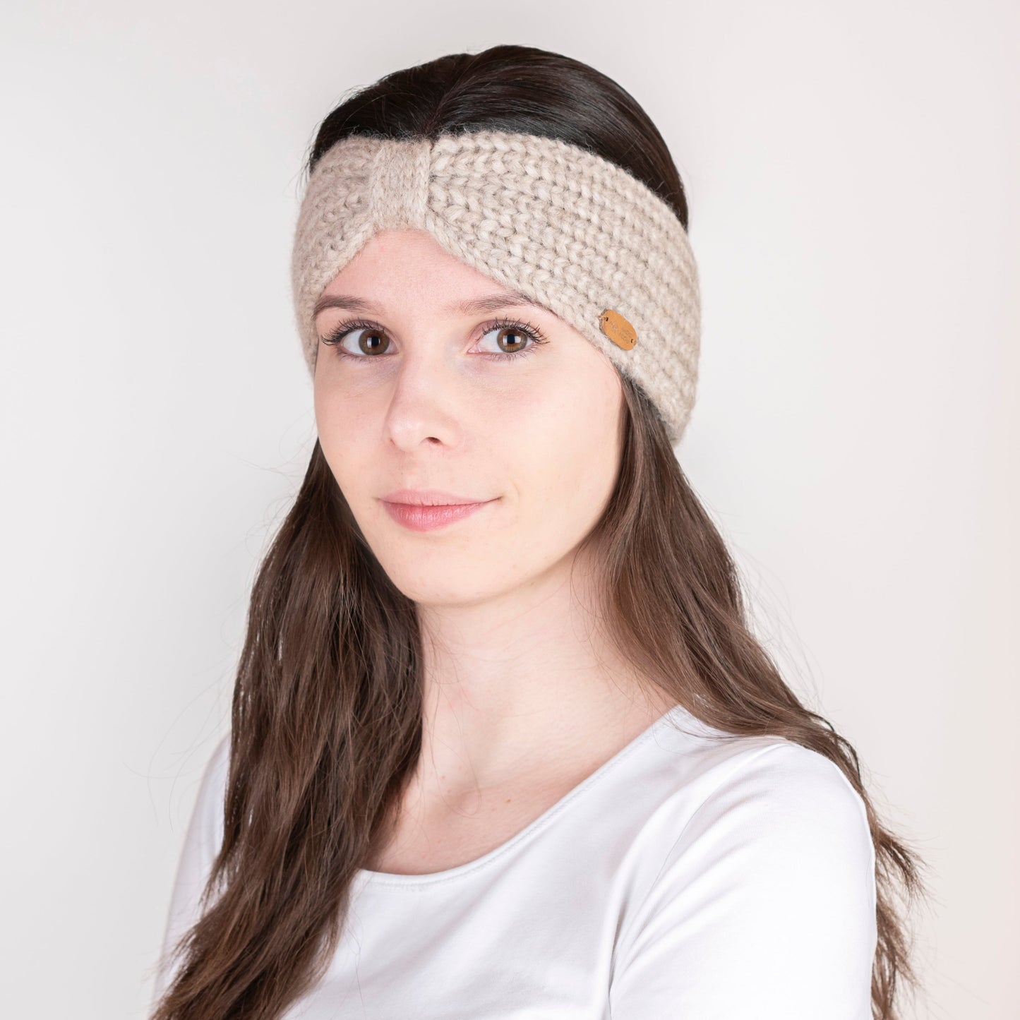 Strickstirnband "Masche"